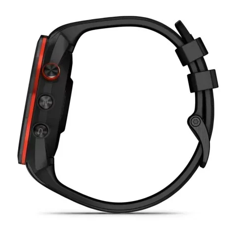 Смарт-часы Garmin Approach S70 (47 мм) с черным керамическим безелем и черным ремешком