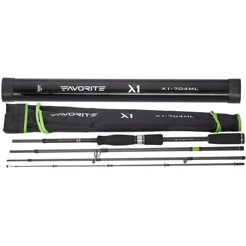 Спінінг Favorite X1 Travel 804H 2.44m 20-50g Ex.Fast