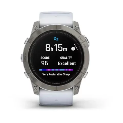 Смарт-часы Garmin epix Pro Gen 2 Sapphire Edition (51 мм) титановые с ремешком цвета белого камня