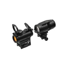 Комплект Sig Optics колiматор ROMEO-MSR 2 MOA RED DOT та магнiфер  JULIET3-MICRO 3X22MM