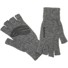 Перчатки Simms Wool Half Finger Glove L/XL steel