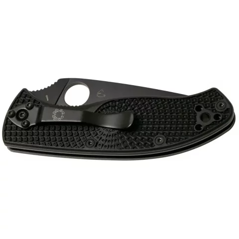 Нож Spyderco Tenacious Black Blade Half Serrated Lightweight